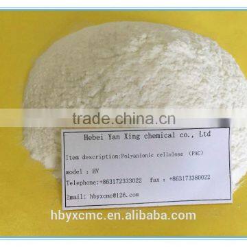 Poly anion cellulose oil well additives