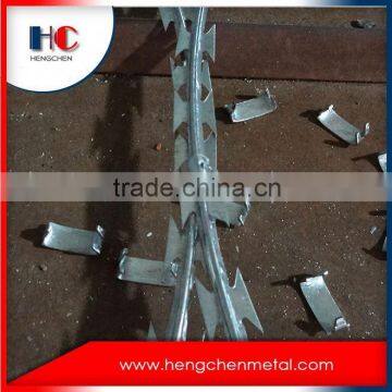 Razor barbed iron wire mesh