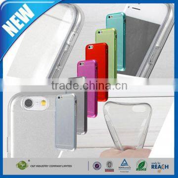 C&T Ultra thin new tpu transparent phone case for iphone6 plus