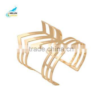 Cheap Simple Fashion Punk Charming Lady Open Cuff Bangle