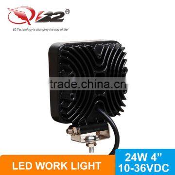 4X4 Car Led Work Lamp 24W for Forklift, Trains and Tanks photo-4