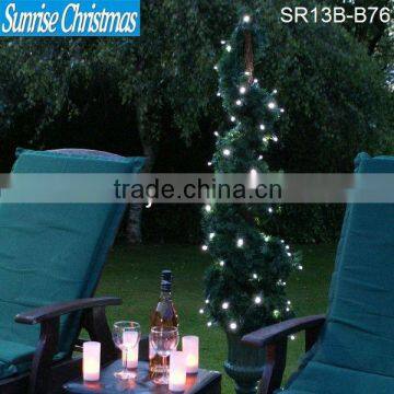 100 white Outdoor Battery operated party string lights with timer CE GS