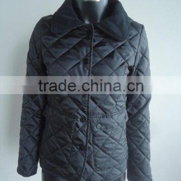 high quality women's quilted jacket padded winter outwear