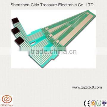 Flex circuit thin film keypad for potentiometer