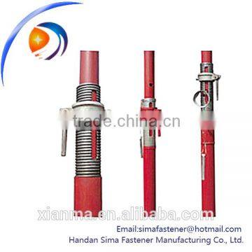 Red painted Scaffolding Shoring Props / Shoring prop/ Steel Support