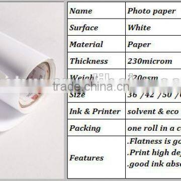 ECO Solvent/Solvent High Glossy Photo Paper photo-3
