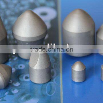 Tungsten carbide auger tips for coal-cutting