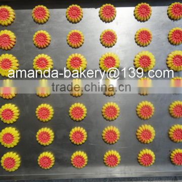 industrial tripple color cookie machine wire cut and nozzle cookie Machine