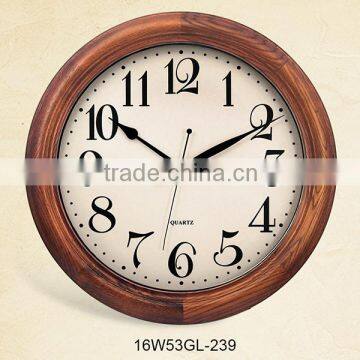 16 inch High quality oak wood classic American wall clock(16W53GL-239)