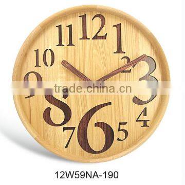 3D wooden wall clock for gift and household items