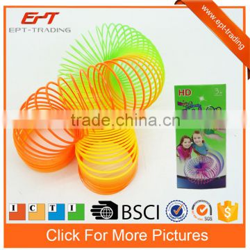 6.5cm toys rainbow slinky spring toys for promotion