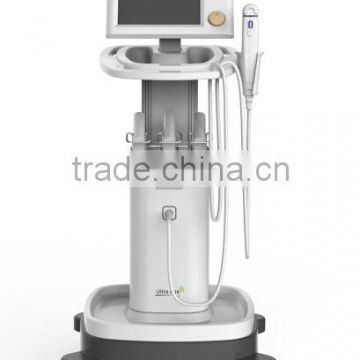 Expression Lines Removal Newest Hifu Machine/high Intensity Focused 220 / 110V Ultrasound Machine For Face Treatment 5.0-25mm Body Slimming