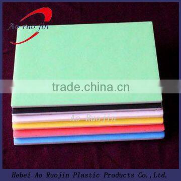 ageing resistance cheap sale coloured PE sheet