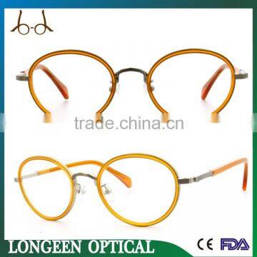 G3528-LQ0098 China vintage round metal frame reading glasses