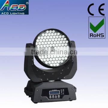 108*3w rgbw/a 45degree led stage moving head washer light with AC-LED I108-3W