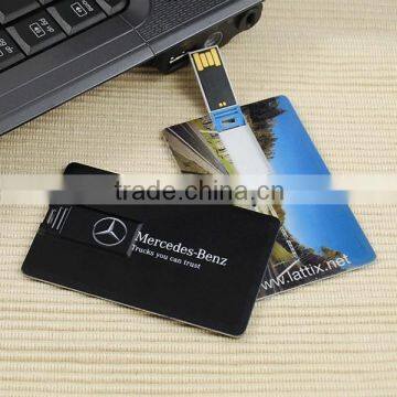 Custom Promotional Business Card USB Flash Drive Gift, Full Body Painting Black Blank Credit Card Memory Stick Bulk Wholesale photo-4