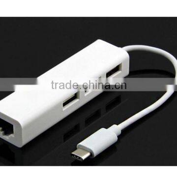 USB-C to 4-Port USB 3.0 Hub for USB Type-C Devices &New Apple Macbook 12" photo-3