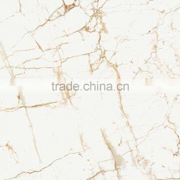 NANO FULL POLISHED GLAZED MARBLE TILES ROYAL WHITE FROM FOSHAN FACTORY