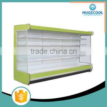 Supermarket display vertical refrigerated showcase