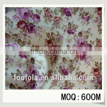 100 Polyester Printing Elegant Kitchen Curtain Fabric