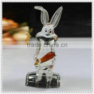 Fancy Clear Rabbit Crystal Decoration For Wedding Favor