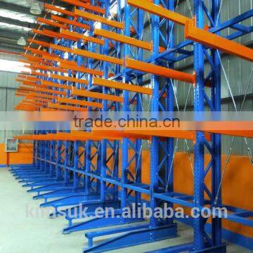Guangzhou Cantilever Rack Steel Heavy Duty Movable Arms Cantilever Racking System 2.5m - 6m For Warehouse Storage,Power Capacity