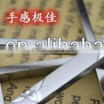 Stainless Steel Chopsticks Korean Hopsticks Solid Chopsticks With Carved Designs photo-3