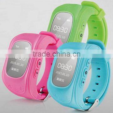 silicone kids smart gps watch