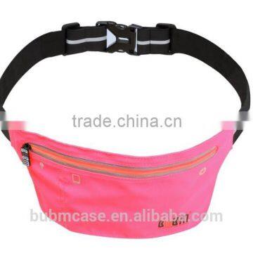 Pink HOT Fashionable BUBM Outdoor Sport Waist Bag Shenzhen Resilient Wholesale Waterproof and Breathable Running Waist Bags