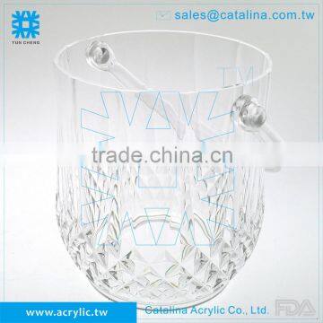 Luxury Acrylic Wine Barrel Ice Bucket