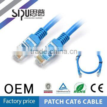 SIPU factory price cable utp 3m cat6 cable 23awg patch cord