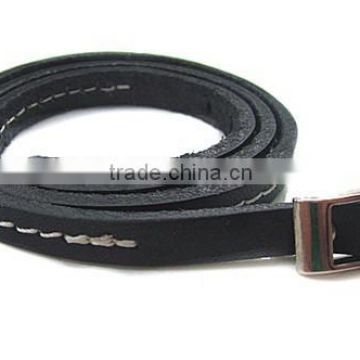 Man's Colorful Leather Bracelets and Bangles with Adjustable Buckle