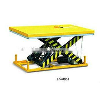 Scissor lift/adjustable electrical platform