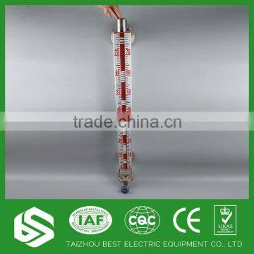 Safe and reliable oil processing viscosity type magnetic liquid level gauge