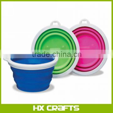 ANY COLOR - SILICONE COLLAPSIBLE DOG BOWL - 3 CUP