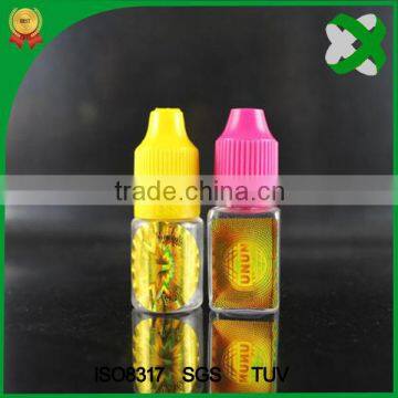 spray bottles hologram label sticker