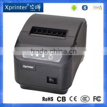 Thermal receipt printer with auto cutter