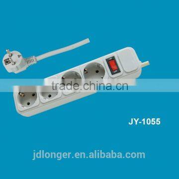 4 WAY WITH SWITCH SOCKET