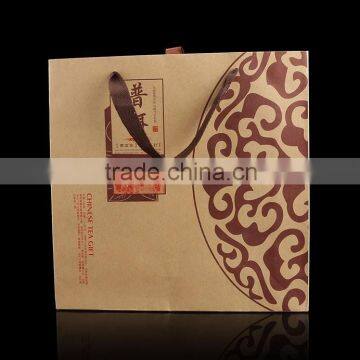 China Wholesale New Handmade Recycled Printed Paper Bag for Tea photo-2