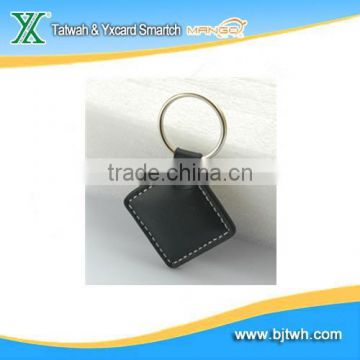 Customized RFID leather keychain