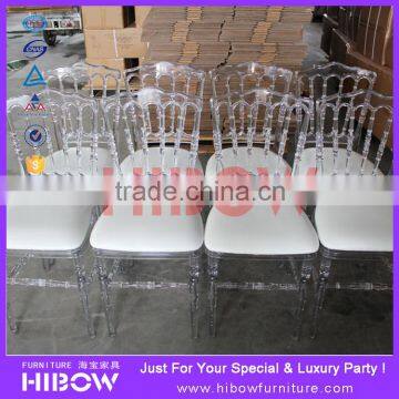 transparent rental plexiglass napoleon chair