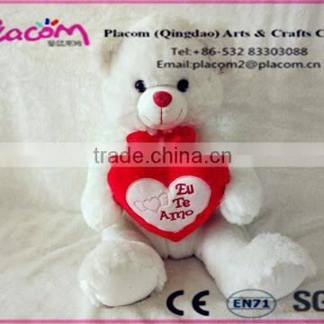 Best selling High quality Cute Customize Cheap Valentine's gifts and Holiday gifts Wholesale Plush toy Bear with red heart