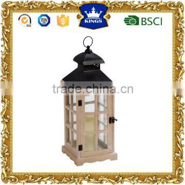 wood lanterns for plastic LED candles