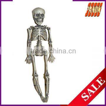 plastic life-size skeleton for halloween decorations