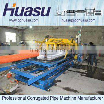 PE Single Wall Corrugated Pipe Extruding Machine