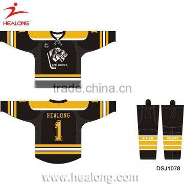 Custom International Ice Hockey Jersey Sewing Pattern Equipment Sports Clothing