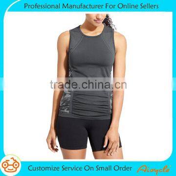 Custom logo yoga vests gym tank top workout sports wear fashion tank top women