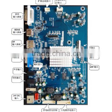 Custom Made 4k*2k high-end TFT monitor control board