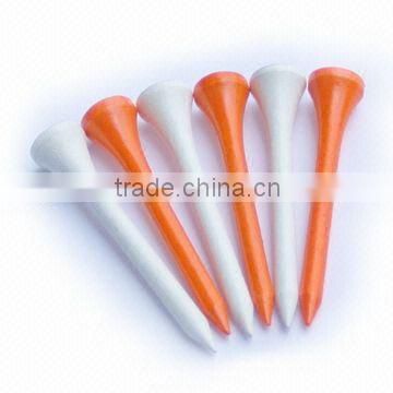 wooden golf tee, plastic golf tee,tee,