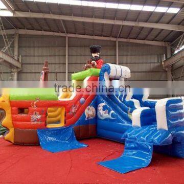 Hola pirate ship inflatable water slide/inflatable slide for pool/inflatable water slide parts